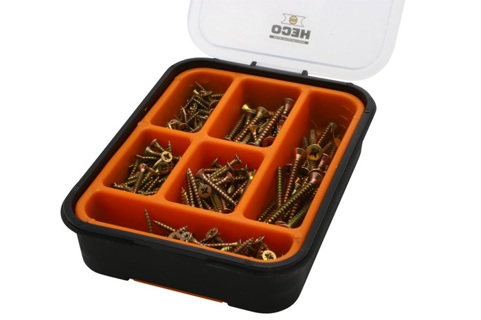 Treskruesett forsinkede 190 stk. Heco